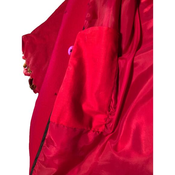 Tommy Hilfiger Red Wool Blend Jacket - XL - Picture 9 of 10